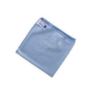 Microfiber bl� glasklud 1 stk. Fnug/stribefri