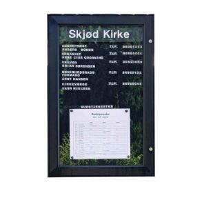 Kirketavle Mini, sort, lille