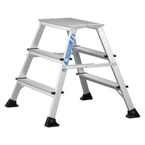 Arbejdsbuk i aluminium med 3 trin