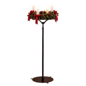 Kranseholder model 1 m/teleskopstang - adventskrans