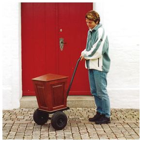 Vogn til urnetransportkasse