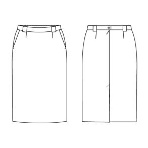 Merrytime nederdel - kort model