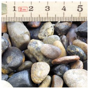 Nr. 25 - Bl/brun (Perlesten, str. 8/12 mm)