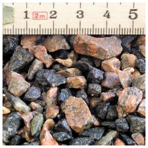 Nr. 14 - Rd/sort (Granitskrve, str. 5/8 mm)