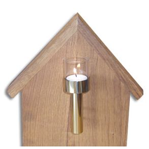 Fyrfadsholder til glas