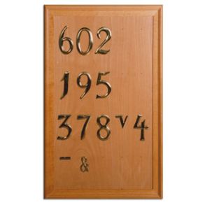 Salmetalstavle, rektangulr, bg