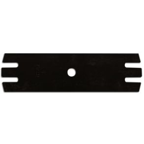 Rektangulr klinge til kantskrer - hul: 16 mm