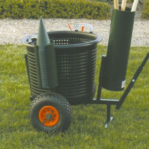 Vaseholder til montering p havevogn