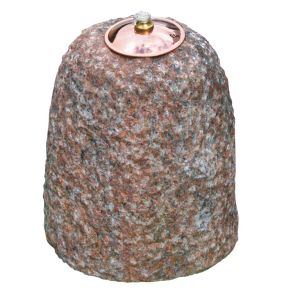 Olielampe i granit - rd