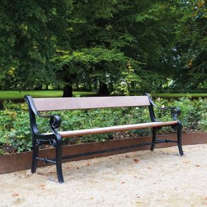 Stbejernsbnk, 180 cm. (Kbenhavnerbnk)