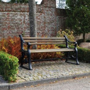 Randersbnk, 160 cm, stbejern