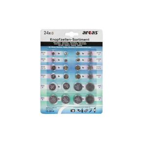Batterisortiment 24 dele - Urbatteri og Knapcelle-batterier
