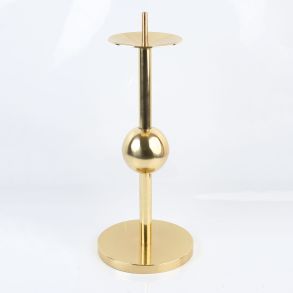 Alterstage messing, 1 kugle - H 39 cm.