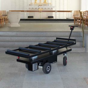 Kistevogn m/ruller & el hve-/snke samt fremdrift