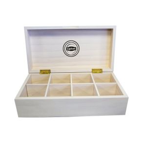 Lipton tr�kasse hvid