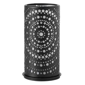 Lysestage i sort metal