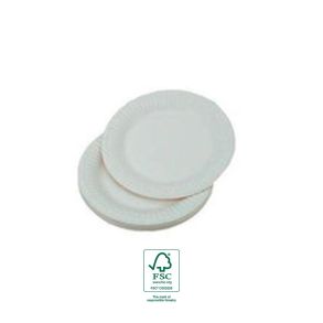 Paptallerken, 15 cm, biologisk nedbrydelig