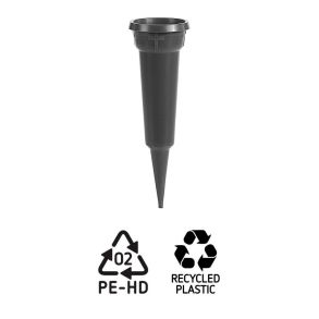 Gravkrmmerhus i genbrugsplast, 31 cm