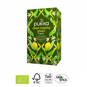 Pukka grn te, clean matcha green ko