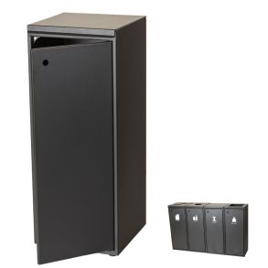 Affaldsbeholder 100 ltr m/lge, lukket lg