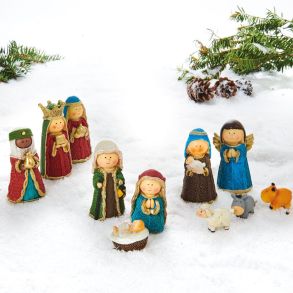 Figurer, religise 3-11 cm. - 11/st