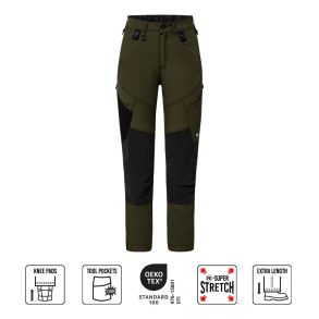 X-treme dame bukser med 4-vejs strk