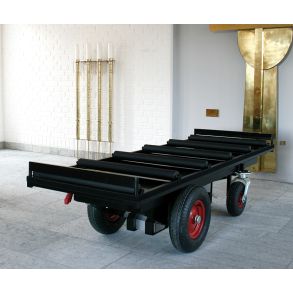 Kistevogn m/ruller og el hve-/snkefunktion