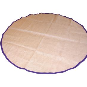 Juletrstppe 180 cm., lilla kant